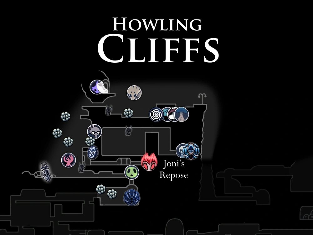 Howling Cliffs Map