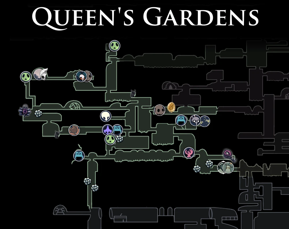 Queen's Gardens Map