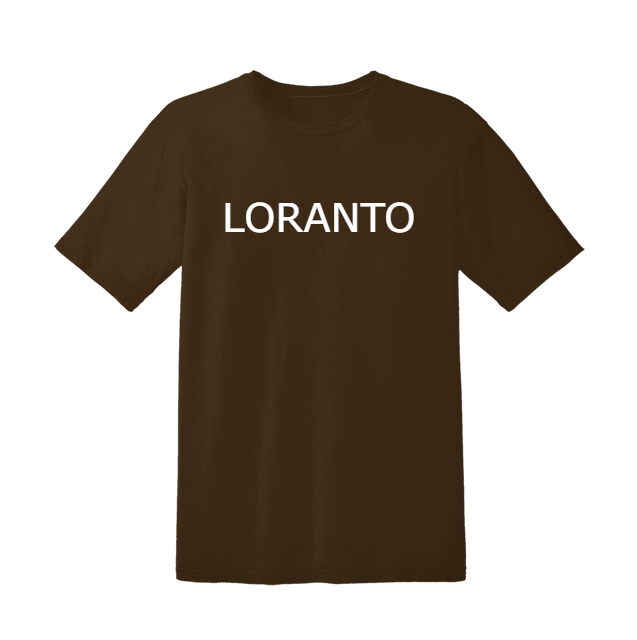 brown t-shirt