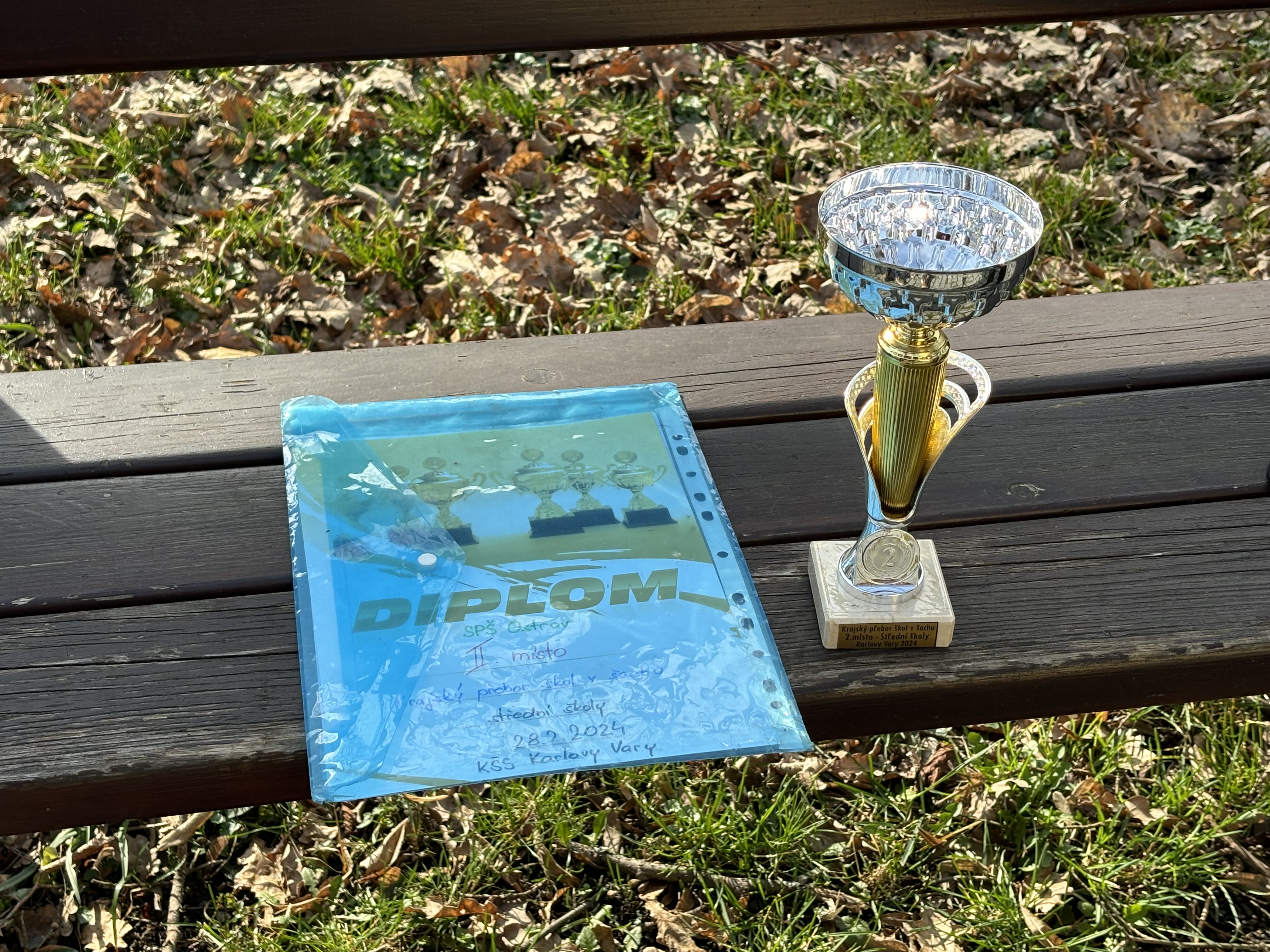 Trofej z krajskho kola v peboru kol